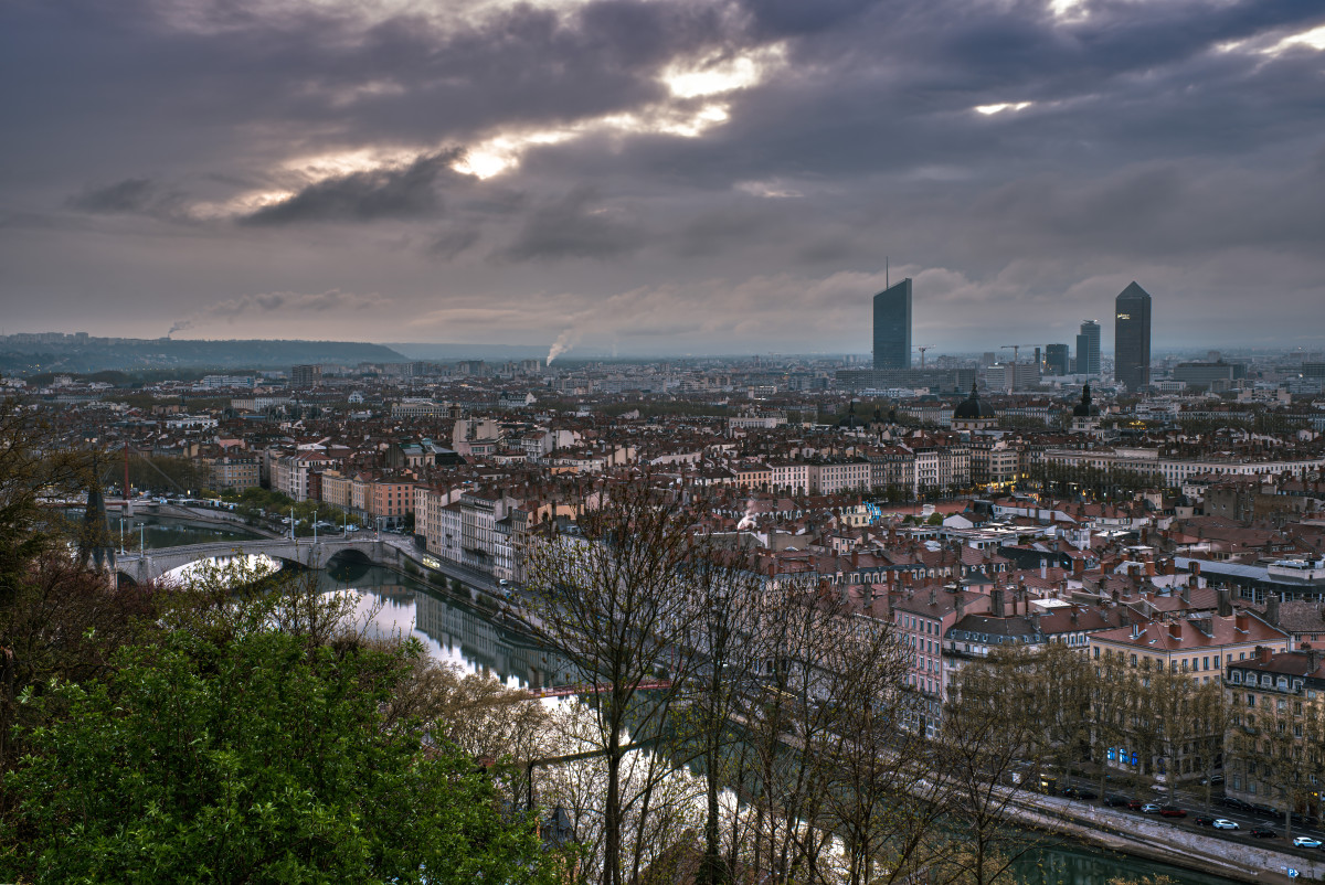 Pas facile de faire des photos d'un levé de soleil lorsqu'il n'y a pas de soleil visible...