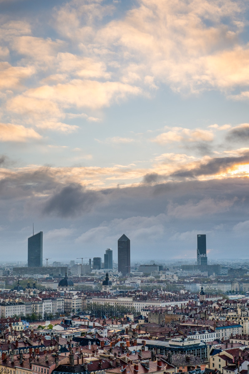 Pas facile de faire des photos d'un levé de soleil lorsqu'il n'y a pas de soleil visible...
