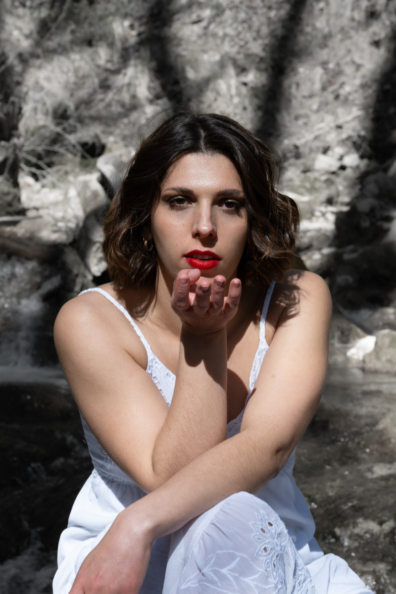 portraits devant les cascades de l'ain