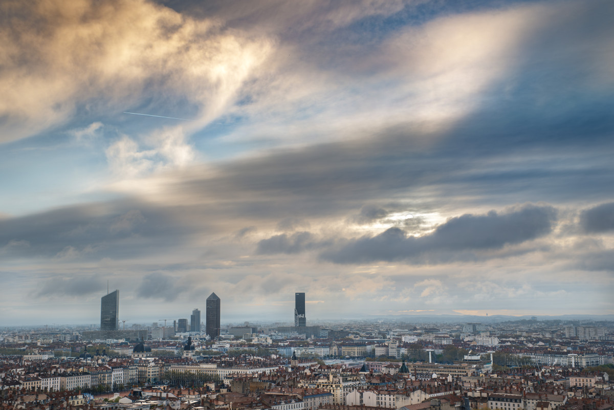 Pas facile de faire des photos d'un levé de soleil lorsqu'il n'y a pas de soleil visible...
