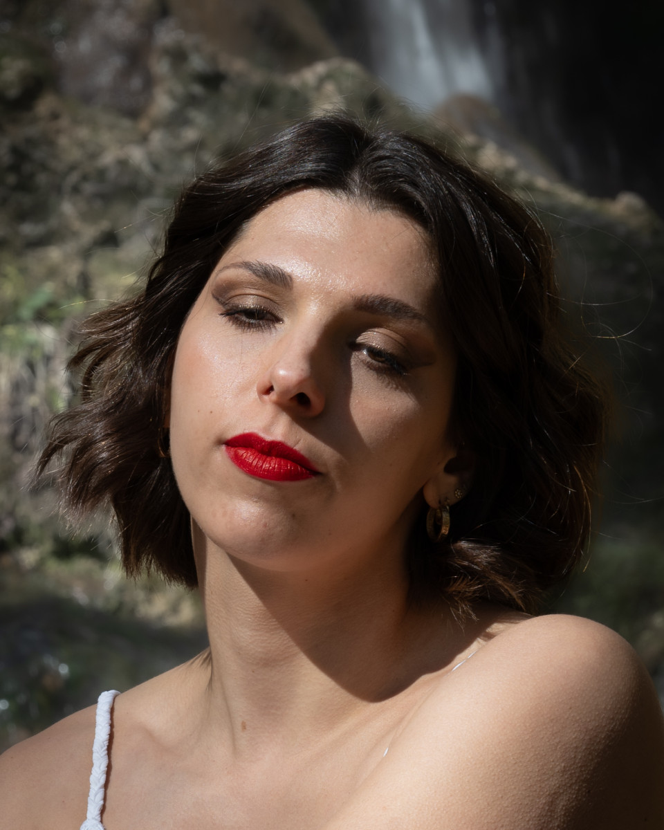 portraits devant les cascades de l'ain