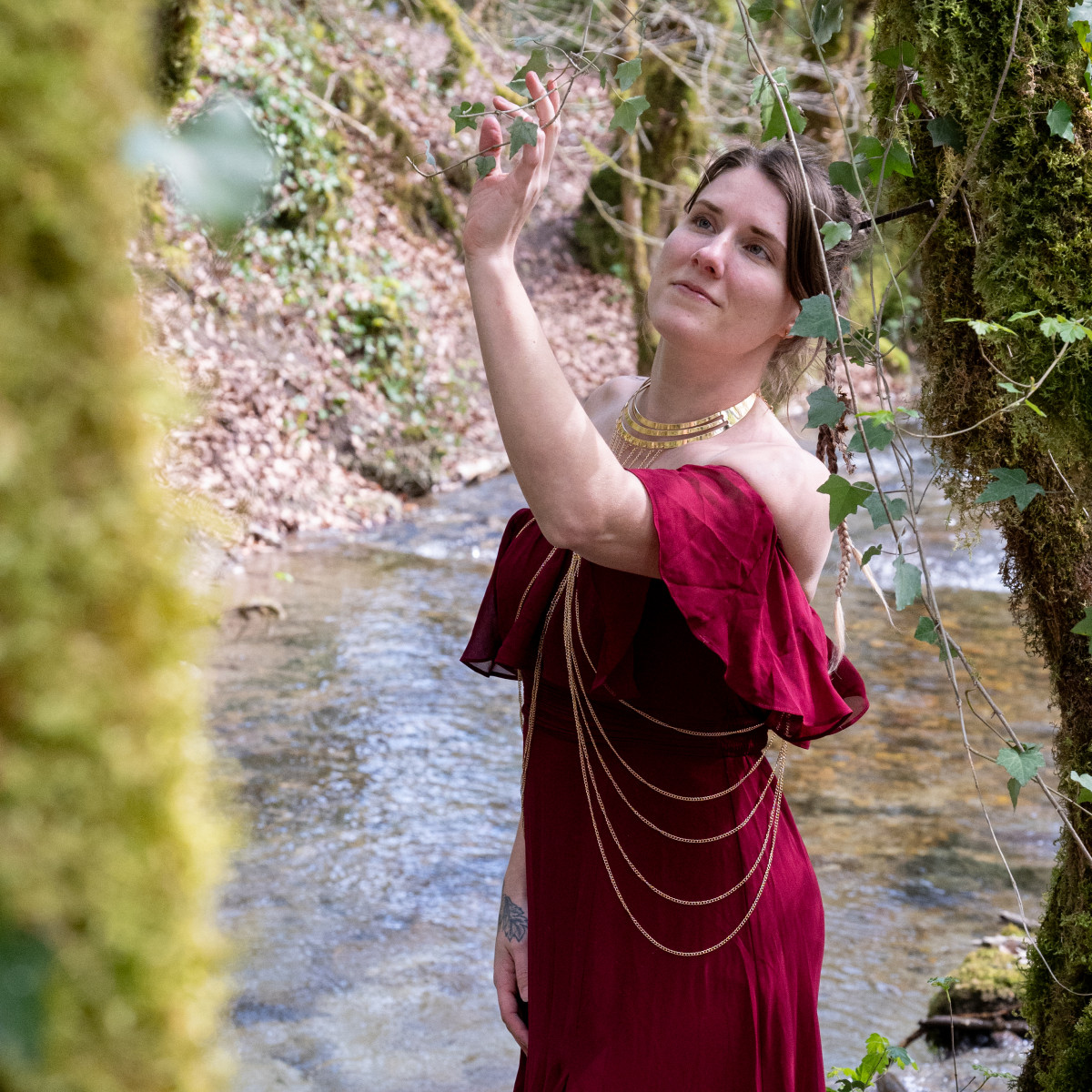 portraits devant les cascades de l'ain