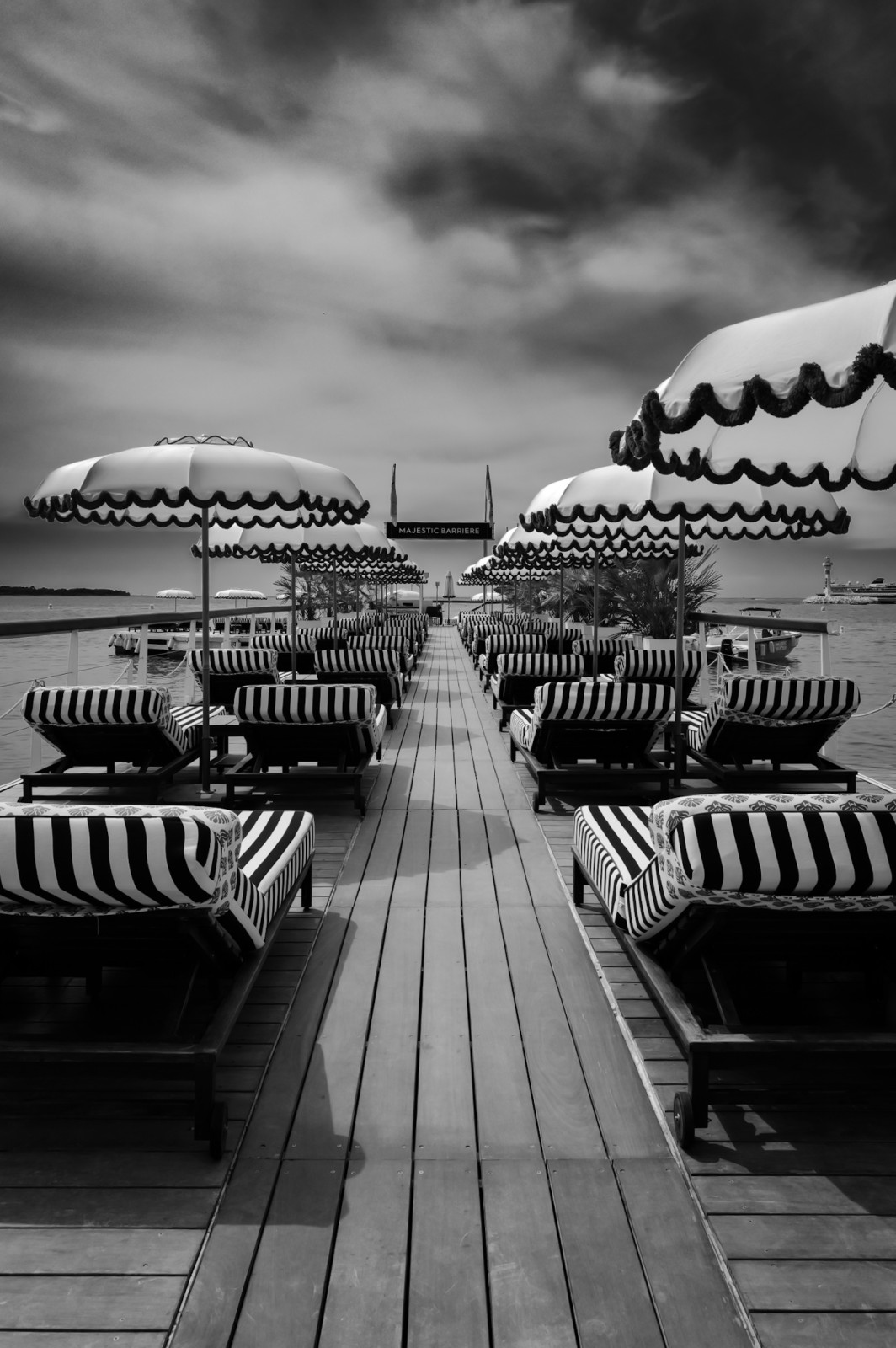 Ponton du Majestic Barrière de Cannes. Mai2026