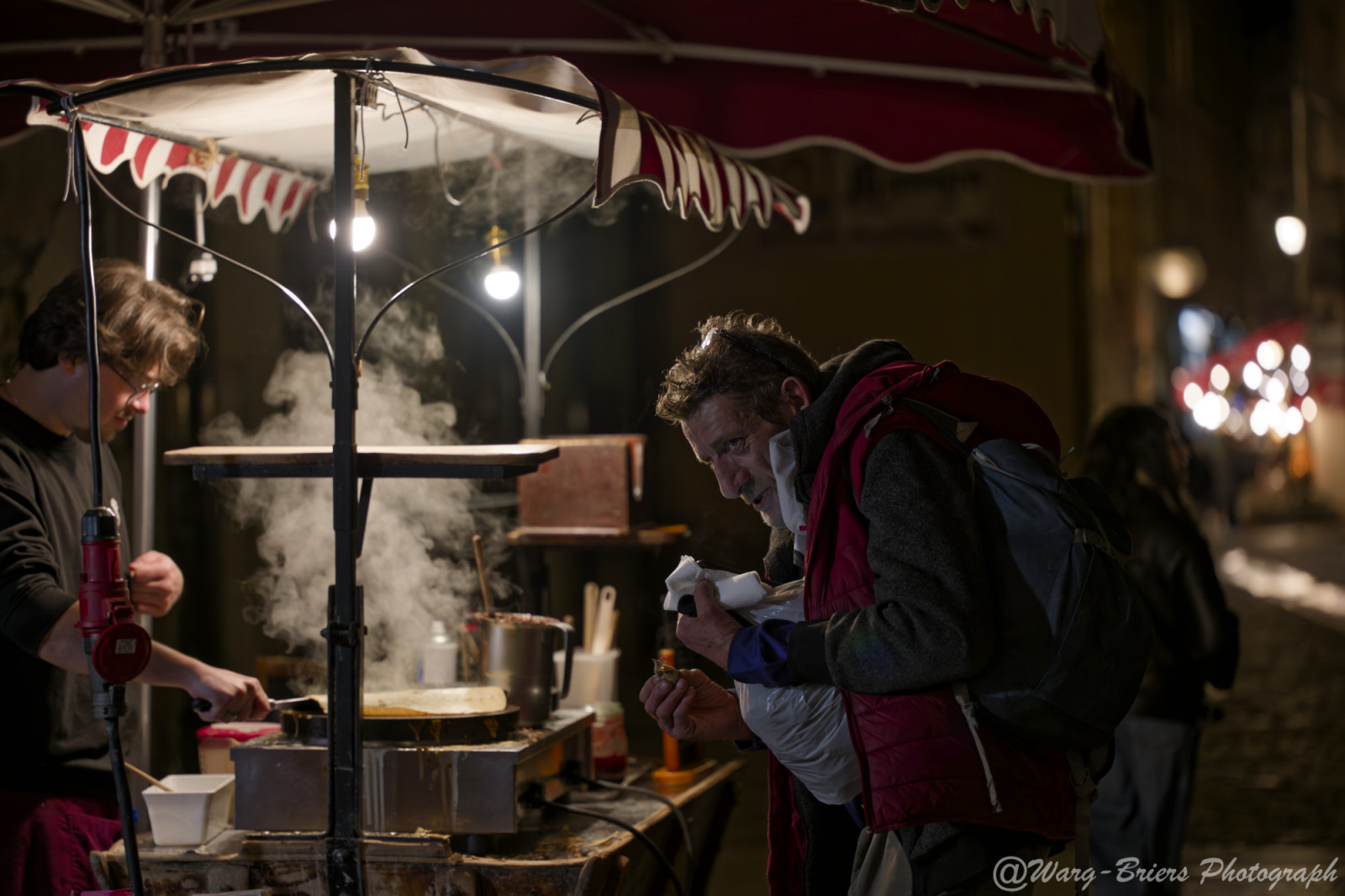 Petite fringale un soir festif de beaujolais nouveau dans le quartier ST Jean.