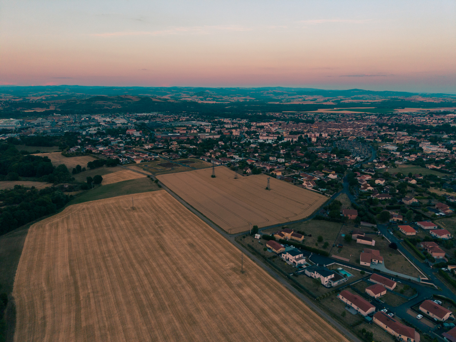 1ère balade au sunset avec un UAS, ça détend 😍