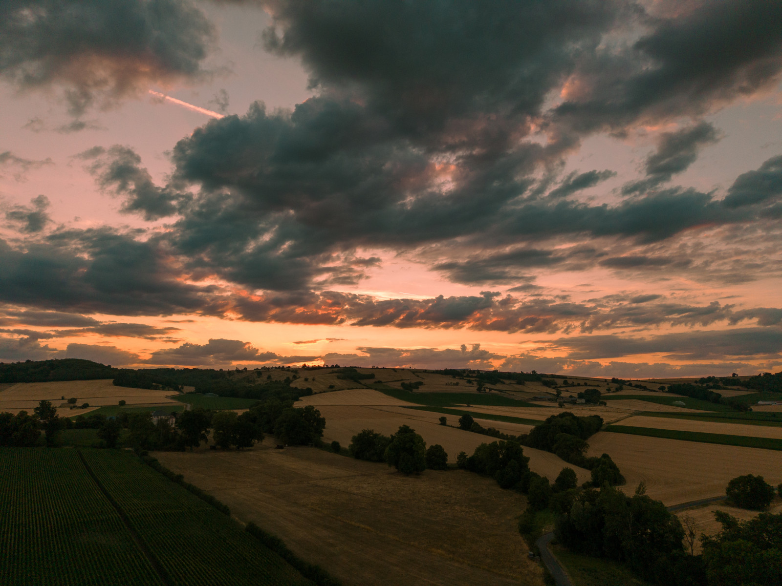 1ère balade au sunset avec un UAS, ça détend 😍