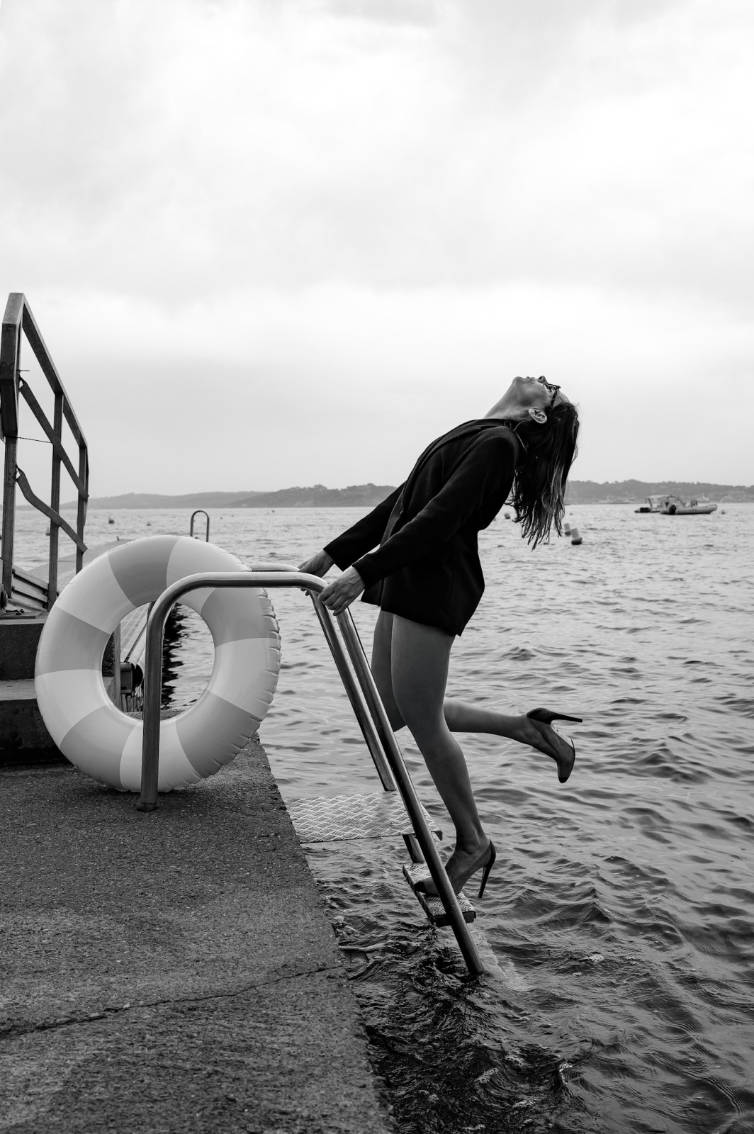 Sur la plage de sainte maxime. Séance photo entre amies
