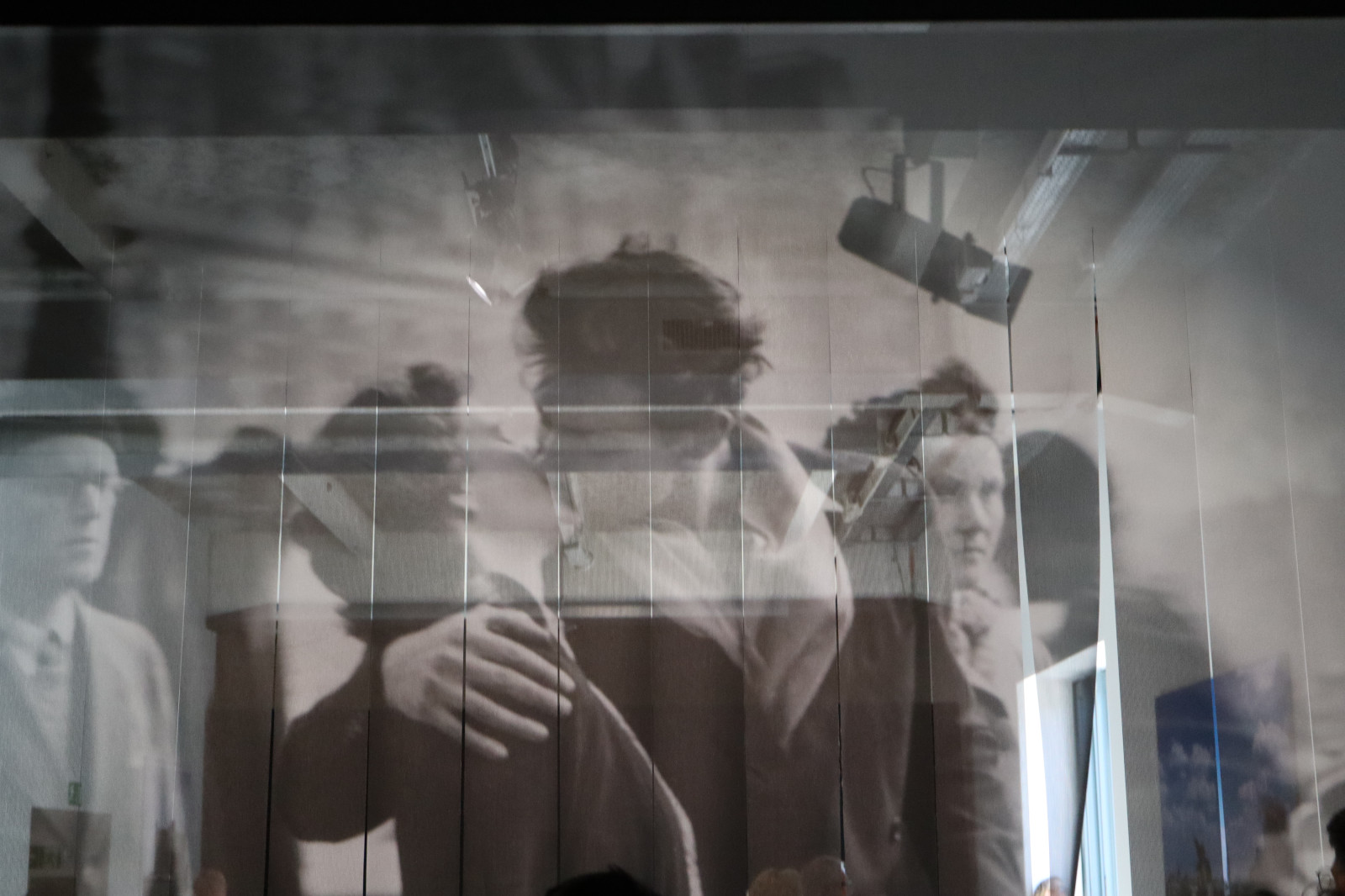 Secteur de La sucrière à Confluence pour l'exposition du photographe Doisneau.