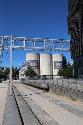 Secteur de La sucrière à Confluence pour l'exposition du photographe Doisneau.